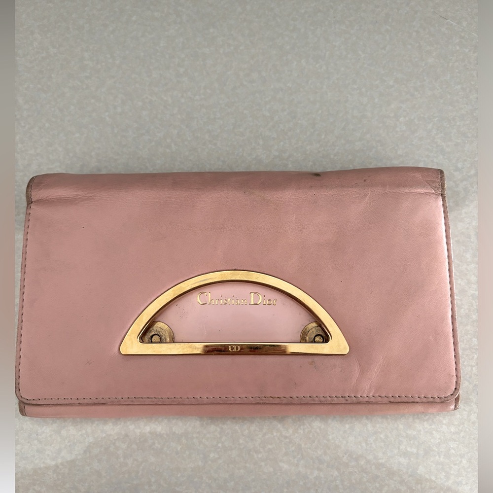 VTG Christian Dior Wallet Baby Pink